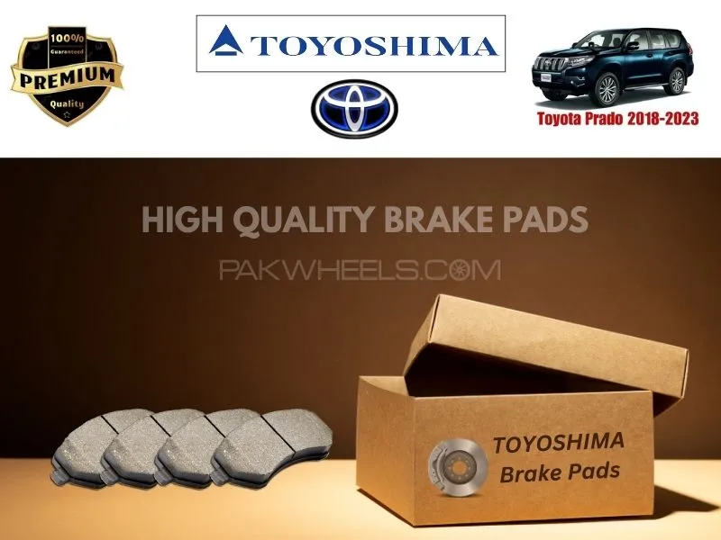 Toyota Prado 2018-2023 Toyoshima Front Brake Pads - High Quality Image-1