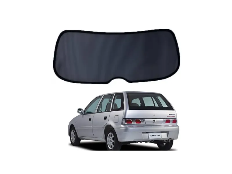 Rear Sunshade for Suzuki Cultus 2000-2016 | Custom Fit Window Back Shade Image-1