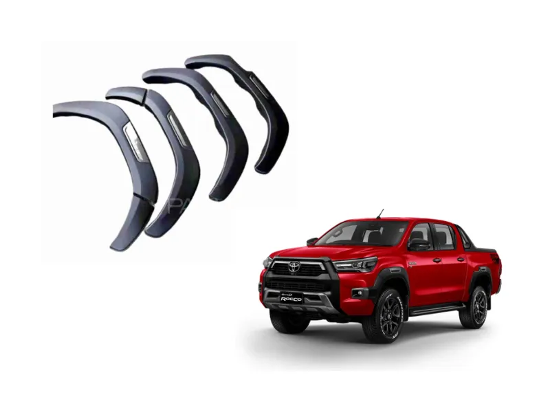 Rocco Style Fender Flares for Toyota Revo | Model 2016–2021 | Premium Quality ABS Plastic Image-1