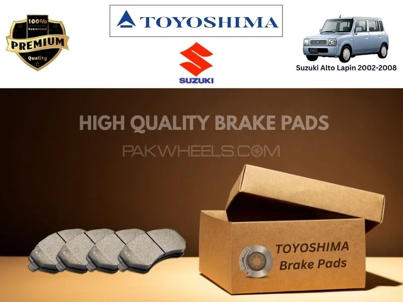Suzuki Alto Lapin 2002-2008 Toyoshima Front Brake Pads - High Quality Image-1