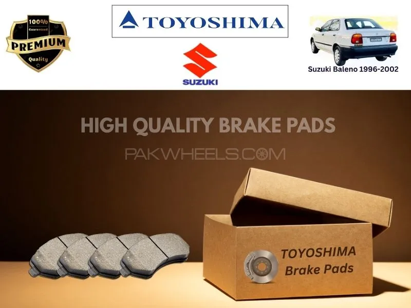 Suzuki Baleno 1996-2002 Toyoshima Front Brake Pads - High Quality Image-1