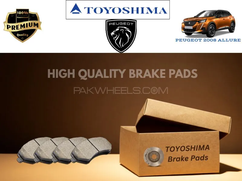 Peugeot 2008 Allure Toyoshima Front Brake Pads - High Quality Image-1