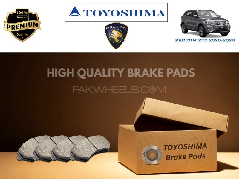 Proton X70 2020-2025 Toyoshima Front Brake Pads - High Quality Image-1