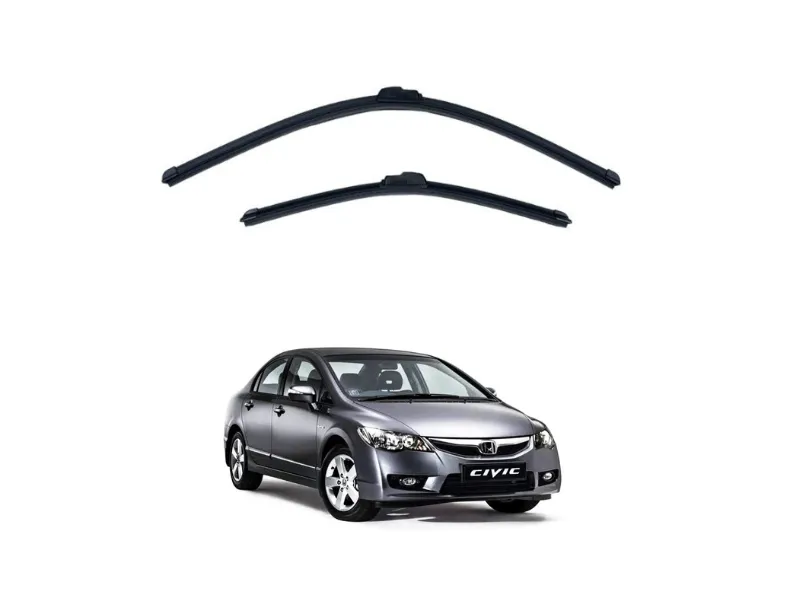 Honda Civic 2009-12 Silicone Wiper Blades Image-1