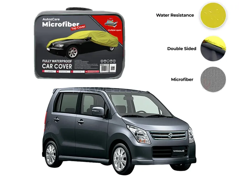 Suzuki Wagon R Microfiber Car Top Cover - Model 2008-2013 Image-1
