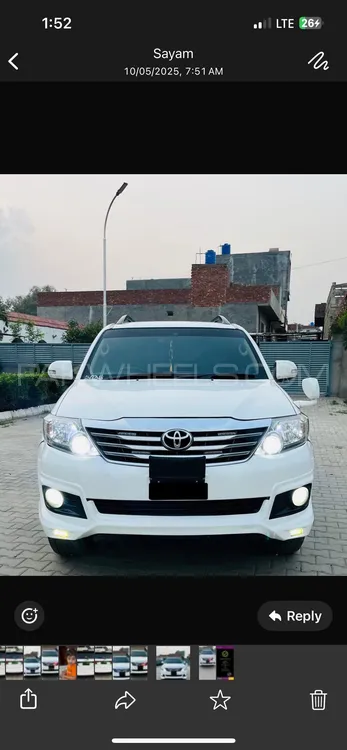 Toyota Fortuner 2015 for Sale in Gujranwala Image-1