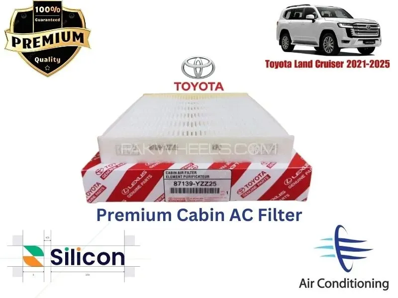 Toyota Land Cruiser 2021-2025 Premium Quality Cabin Filter - Imported Image-1