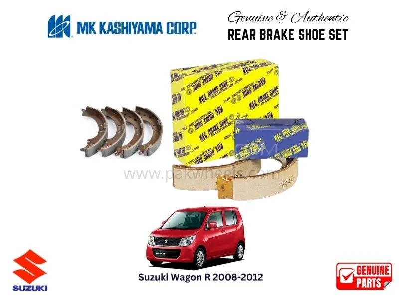  Suzuki Wagon R 2008-2012 MK Japan Rear Brake Shoe Set Image-1