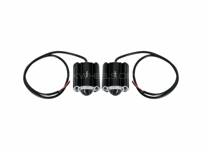 PAIR – Single Lens LED Spotlights – Compact Driving & Fog Lights for Bikes and Cars Image-1