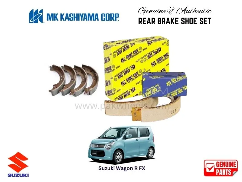 Suzuki Wagon R FX MK Japan Rear Brake Shoe Set Image-1