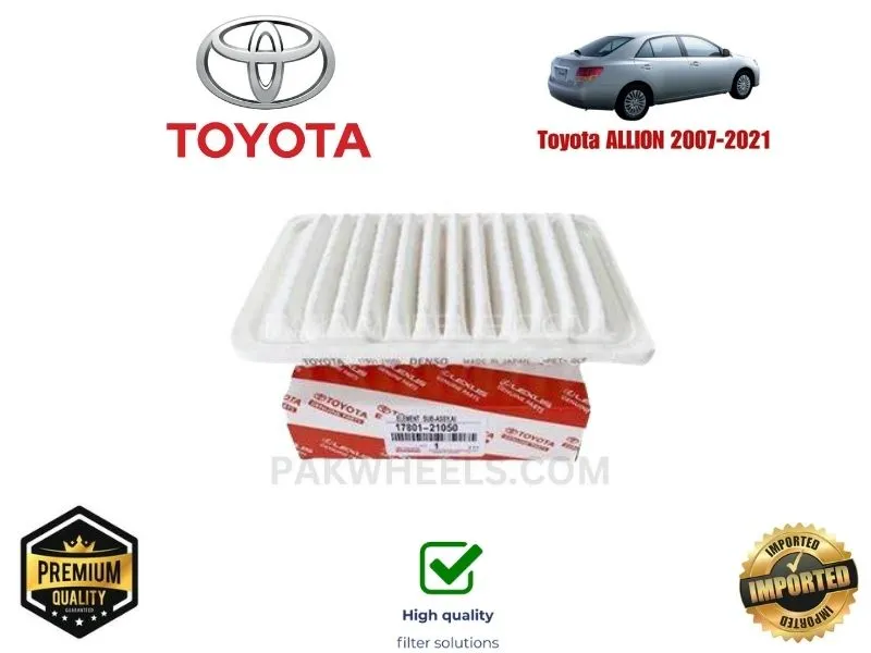 Toyota Allion 2007-2021 Air Filter Premium Quality Image-1