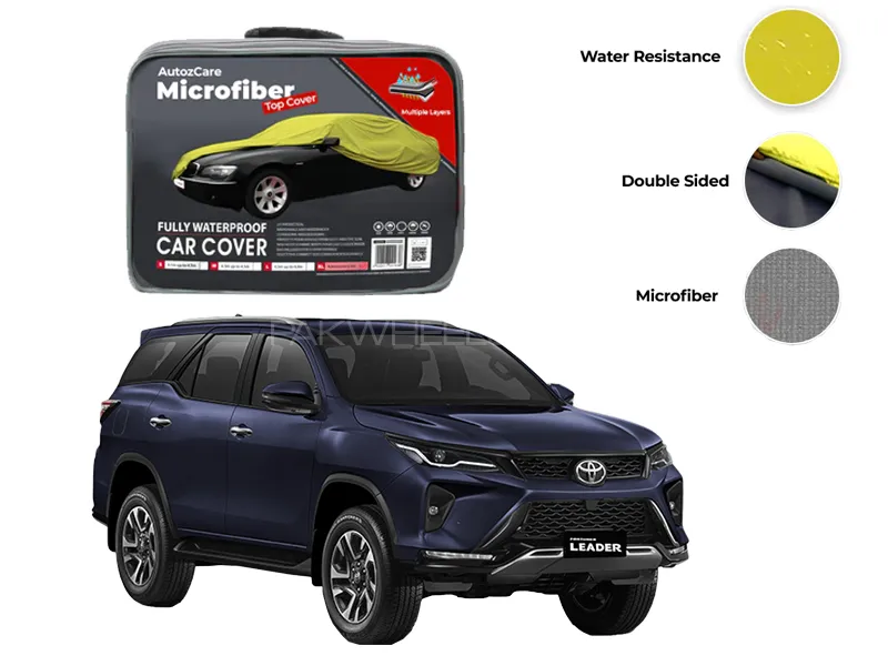 Toyota Fortuner Microfiber Car Top Cover Model 2016-2025 Image-1