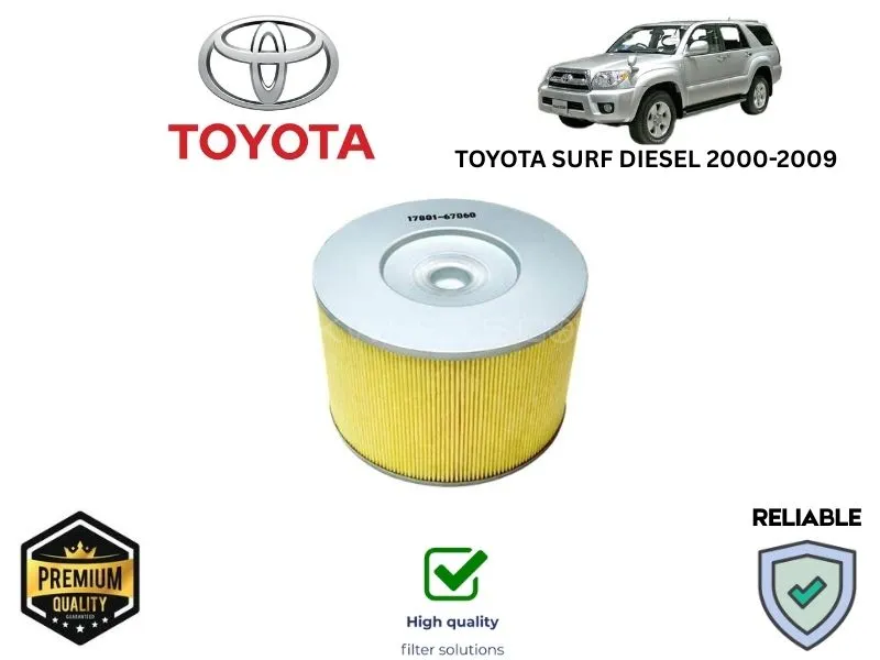 Toyota Surf Diesel 2007-2013 Air Filter Premium Quality Image-1