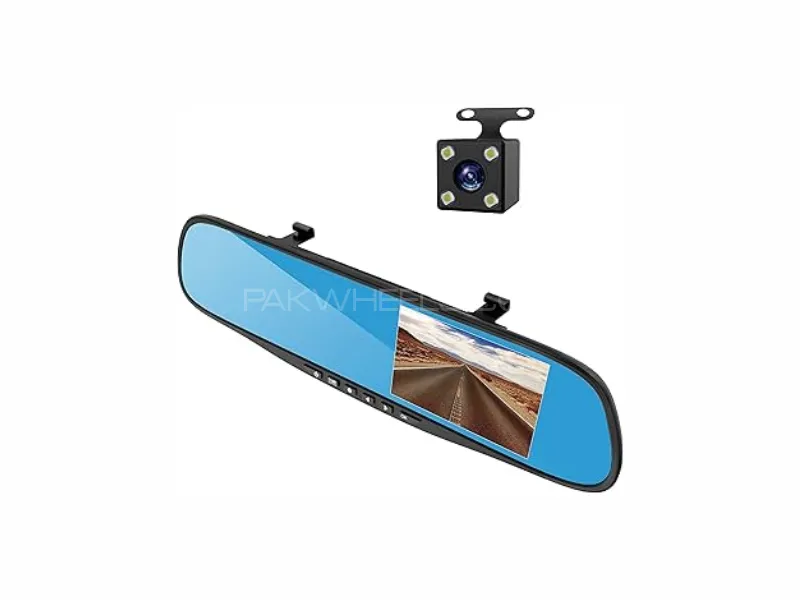 Clear View 1080P HD Rear  View Mirror Dash Cam – Dual Lens Automotive Video Recorder Image-1
