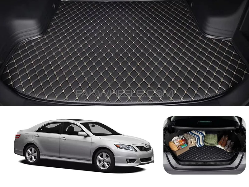 Toyota Camry 7D Custom Car Trunk Mat - Model 2006-2011 Image-1