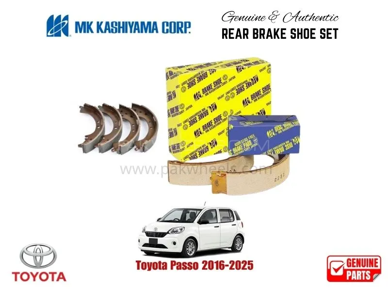 Toyota Passo 2016-2025 MK Japan Rear Brake Shoe Set Image-1