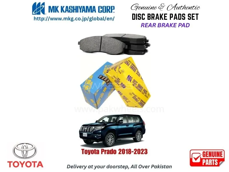  Toyota Prado 2018-2023 Rear Brake Pads MK Japan Image-1