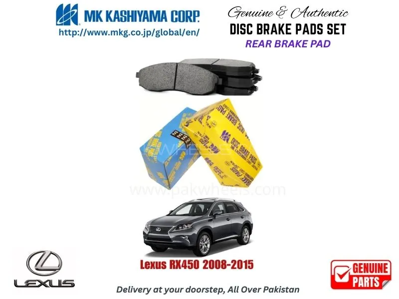 Lexus RX450 2008-2015 Rear Brake Pads MK Japan Image-1
