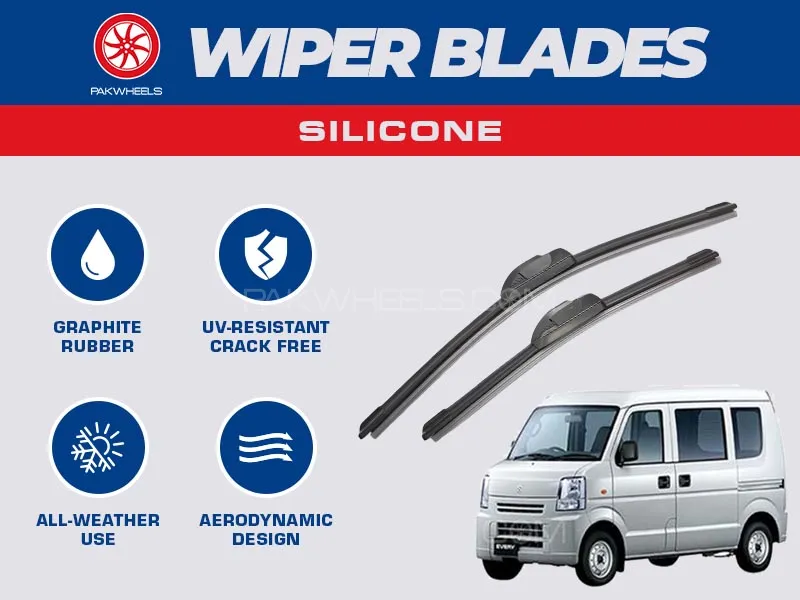 PakWheels Silicon Wiper Blades For Suzuki Every Image-1