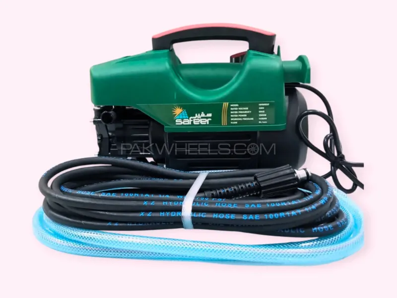 Safeer High Pressure Washer - 2500W - 140 Bar  - For Solar Panels, Car/Bike Wash Image-1