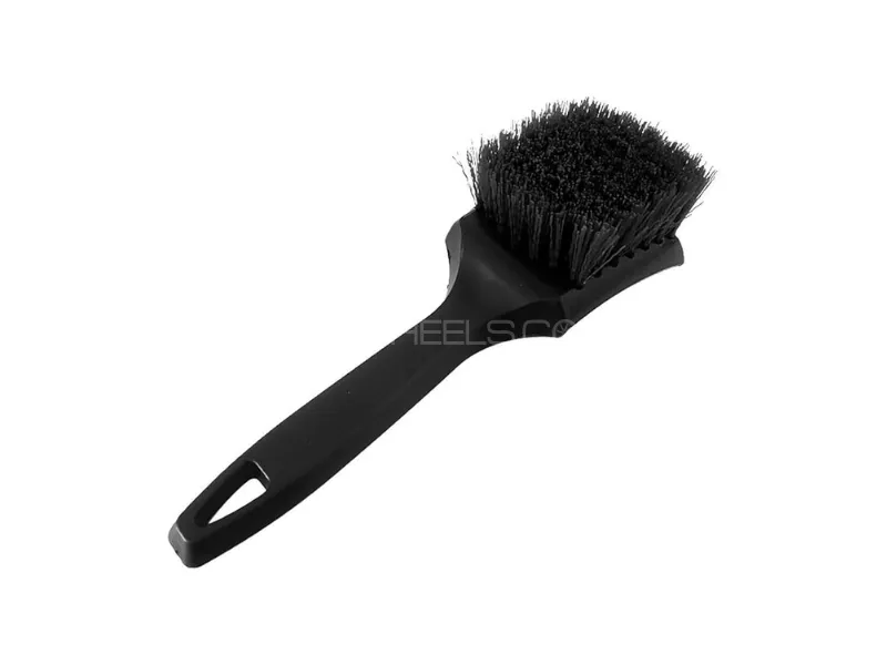 Car & Bike Tire Cleaning Brush – Stiff Bristle Scrubber for Deep Tire Cleaning Image-1