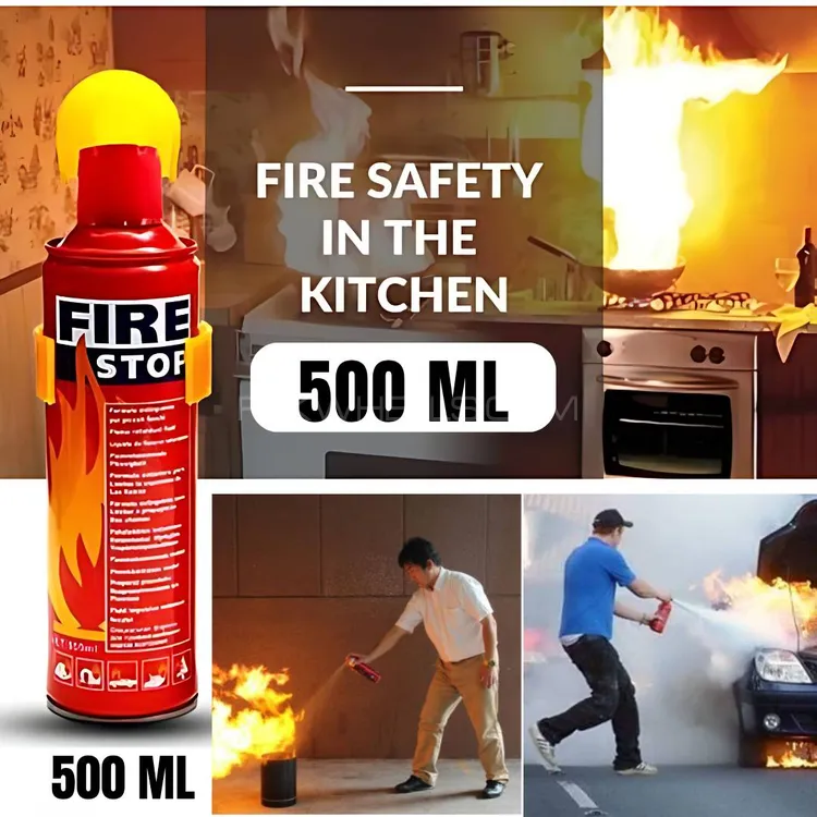500 ML Fire Extinguisher with 5 Years Expiry 2030 Image-1