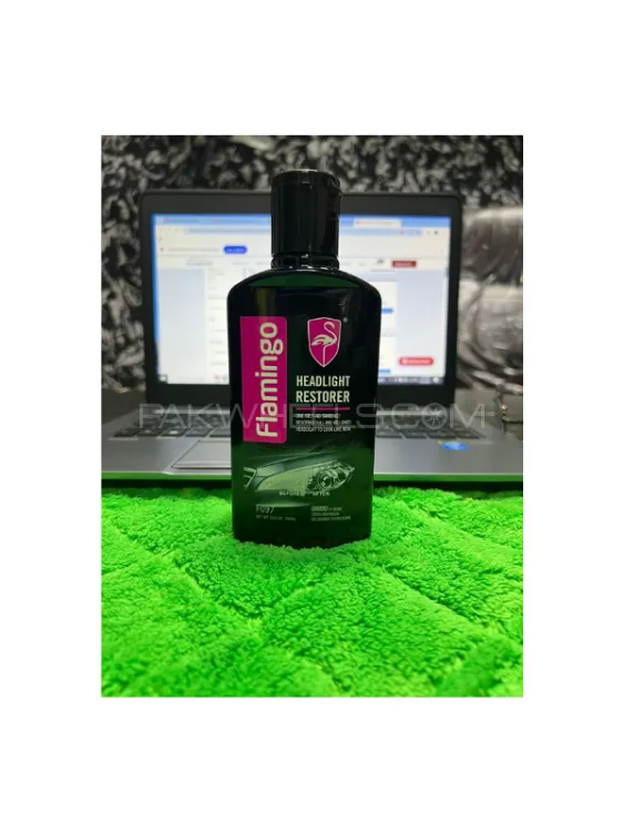Flamingo Headlight Restorer Plastic Polish Image-1