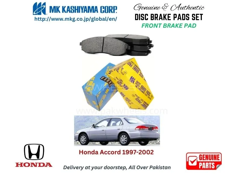 Honda Accord 1997-2002 FRONT BRAKE PADS MK JAPAN Image-1