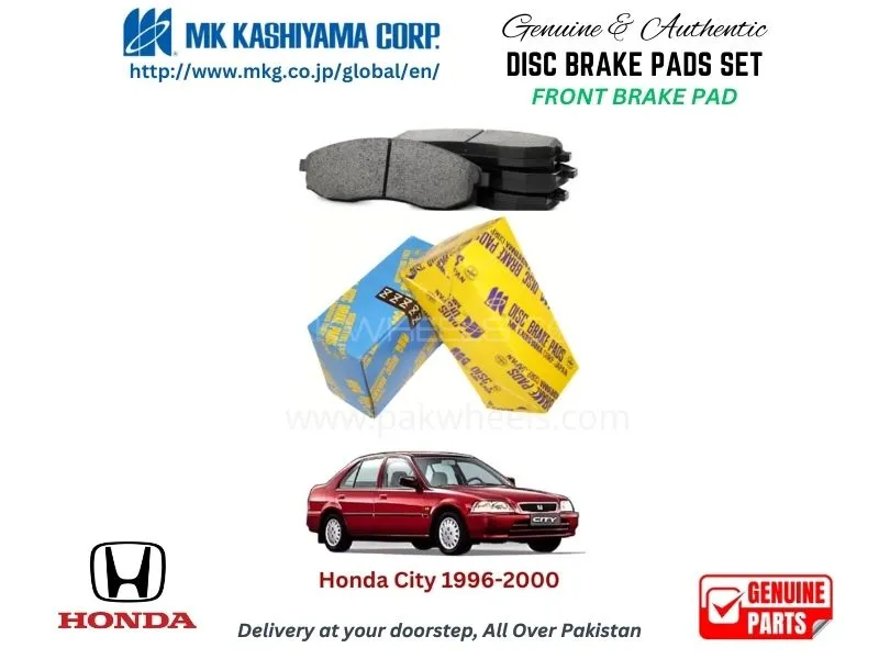 Honda City 1996-2000 FRONT BRAKE PADS MK JAPAN Image-1