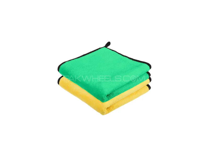 Microfiber Towel 300GSM – Pack of 2 (Multi-Purpose Cleaning Cloth) Image-1