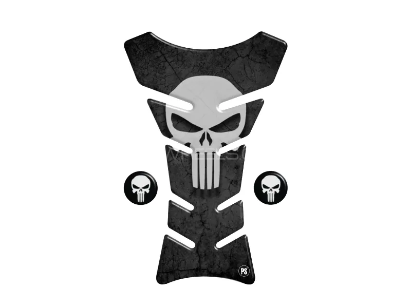 Punisher Tank Pad – Universal Peel & Stick Fuel Tank Protector Image-1