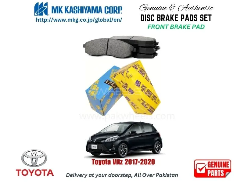 Toyota Vitz 2017-2020 FRONT BRAKE PADS MK JAPAN Image-1