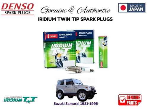 Suzuki Samurai 1981-1998 DENSO IRIDIUM TWIN TIP SPARK PLUGS 4 Pieces - MADE IN JAPAN Suzuki Samurai 1981-1998 DENSO IRIDIUM TWIN TIP SPARK PLUGS 4 Pieces - MADE IN JAPAN