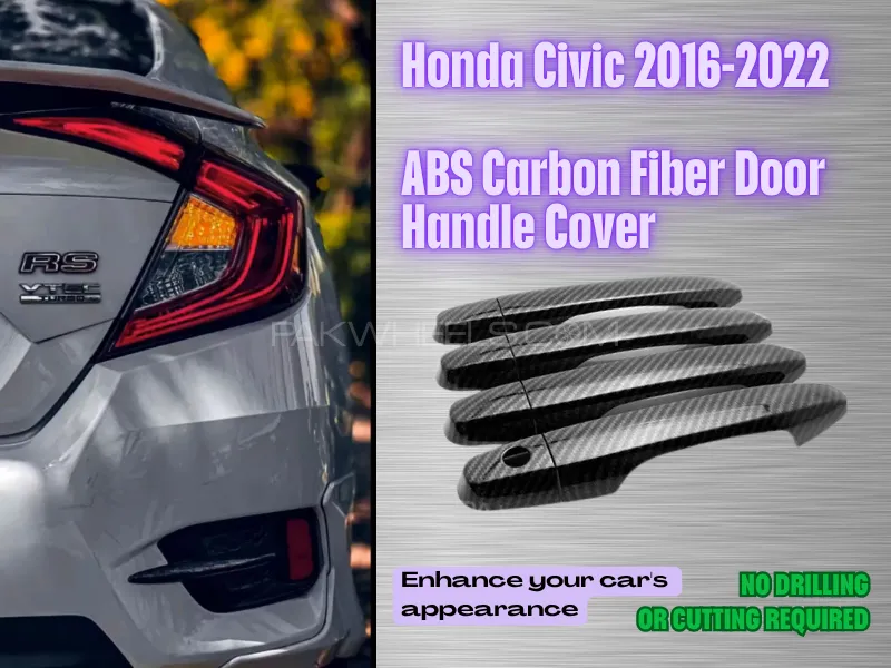 Honda Civic 2016-2022 Door Handle Covers Image-1