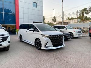 Toyota Alphard E-Four 
Executive Lounge  
Model: 2023
Mileage: 1,600 Km only 
Unregistered 
Fresh Import 2025
  
*Leather chauffeur seats 
*Heating & cooling seats  
*JBL sound system 
*Back autodoor 
*Separate sunroof
*3rd row powered seats

Calling and Visiting Hours

Monday to Saturday

11:00 AM to 7:00 PM