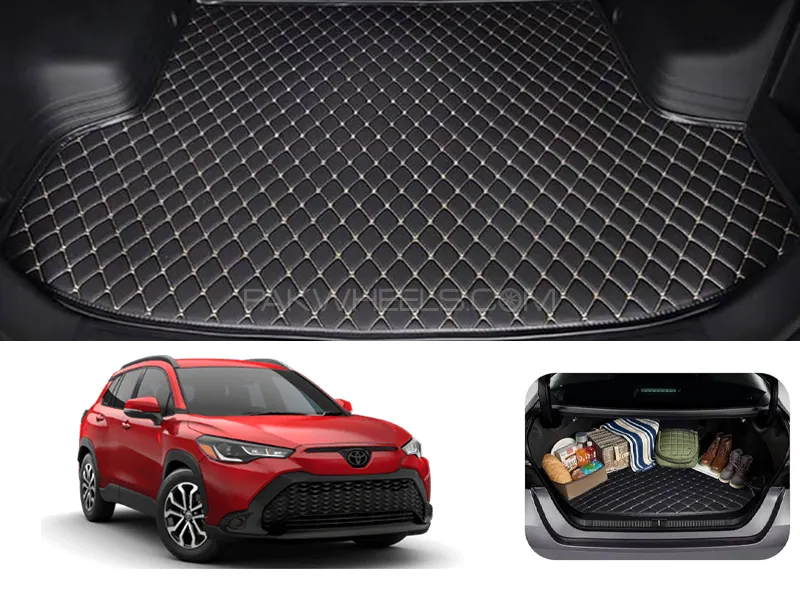 Toyota Corolla Cross 7D Custom Car Trunk Mat - Model 2020-2025 Image-1