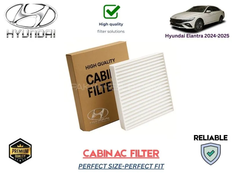 Hyundai Elantra 2024-2025 HIGH QUALITY CABIN FILTER Image-1