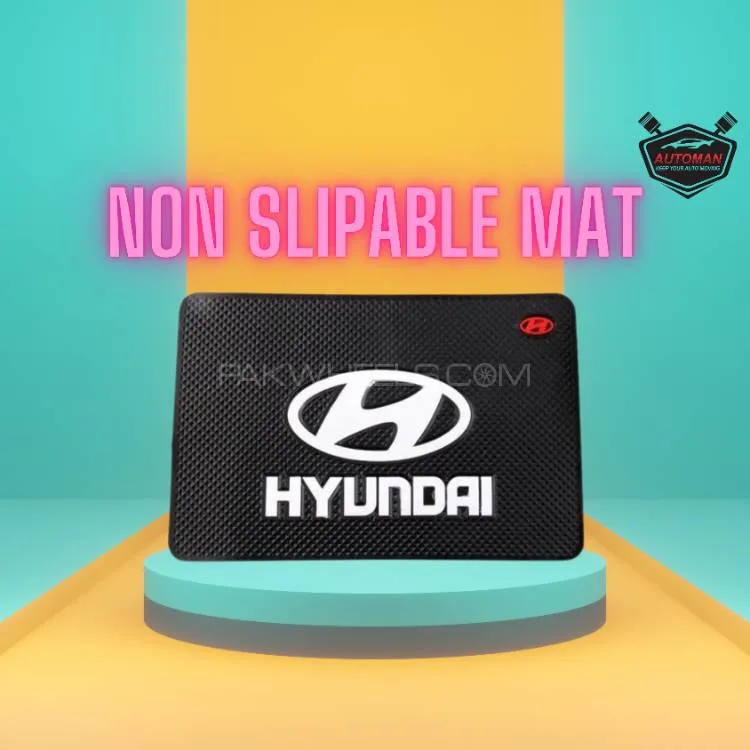 "Premium Non-Slip Hyundai Dashboard Rubber Mat – Keep Your Dash Clean & Secure!" Image-1