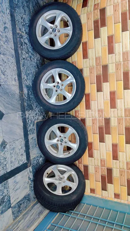 Toyota Corolla tyres and Alloy rims Image-1