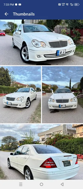 Mercedes Benz C Class 2007 for Sale in Narowal Image-1