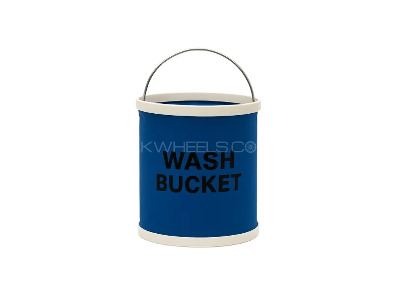 Zingfix Foldable Wash Bucket – Portable & Space-Saving Car & Bike Wash Solution Image-1