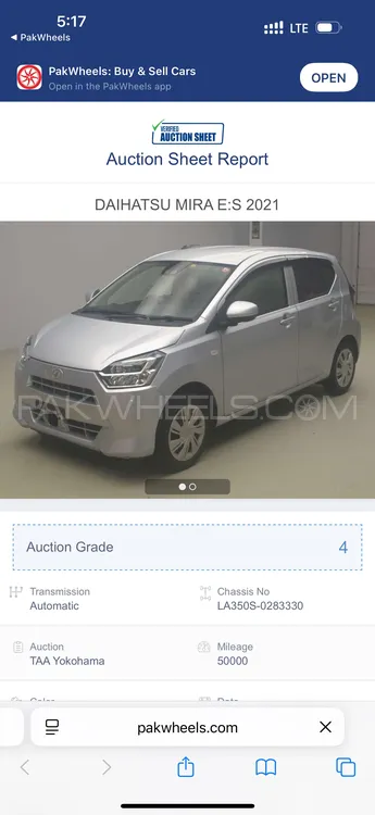 Daihatsu Mira 2021 for Sale in Quetta Image-1