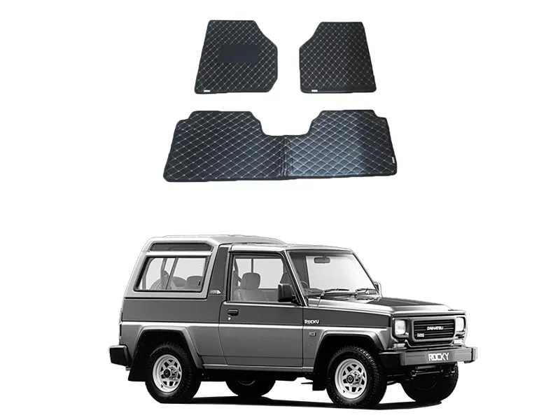Daihatsu Rocky 7D Floor Mats (Flat Style) - Model 1988-1998 Image-1