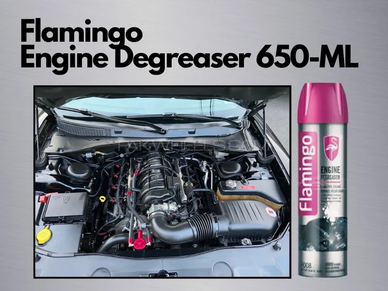 Flamingo Engine Degreaser-650ML | Eliminate Oils Stains, Dirt and Dust From Engine Surface Image-1
