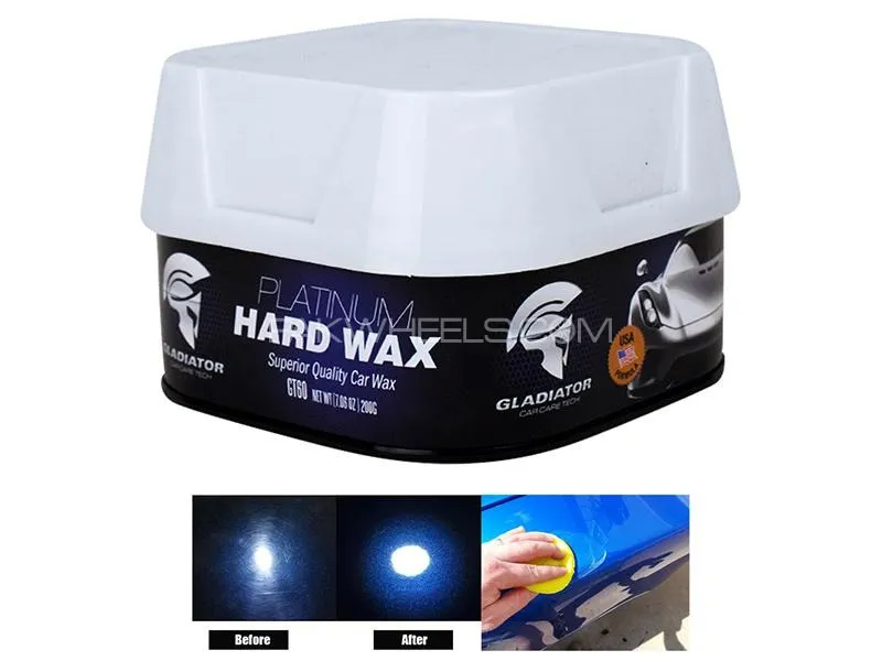 Gladiator Platinum Hard Wax GT60 - 200g | Car Wax Polish Image-1