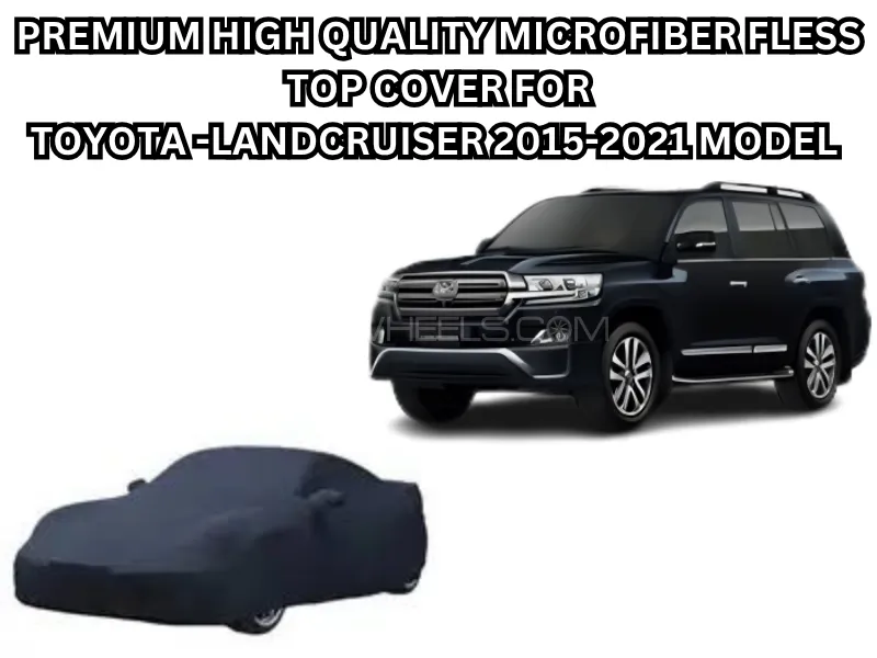 Premium High-Quality Waterproof & Dust-Proof Microfiber Fleece Top Cover for Toyota Land Cruiser  Image-1