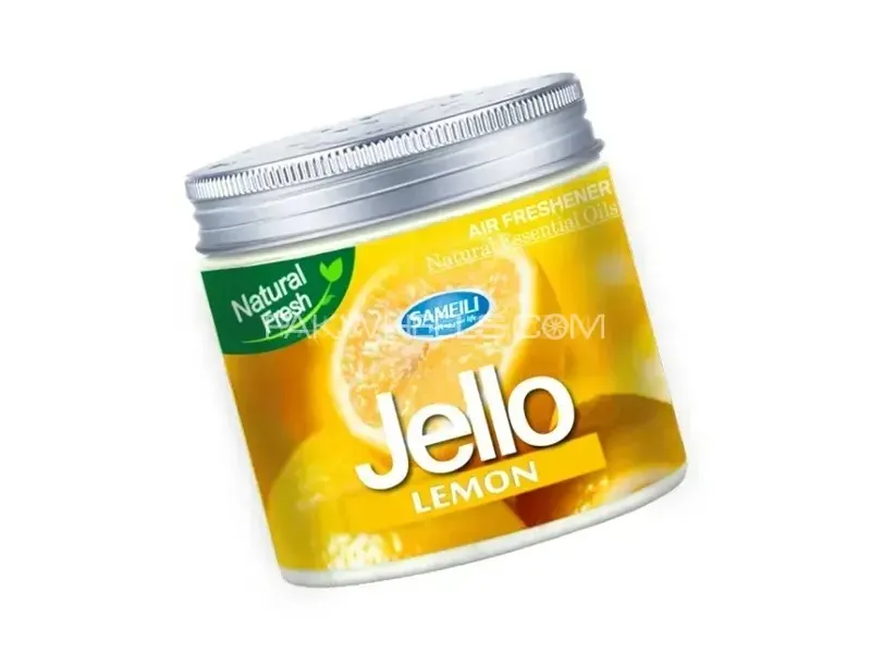 Jello - Gel Air Freshener Lemon For Car House And Office Use Image-1