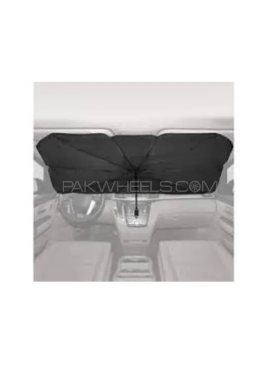 Universal Car Windshield Sunshade Umbrella Titanium Silver Front Sun Protection Anti-heat Insulation Image-1