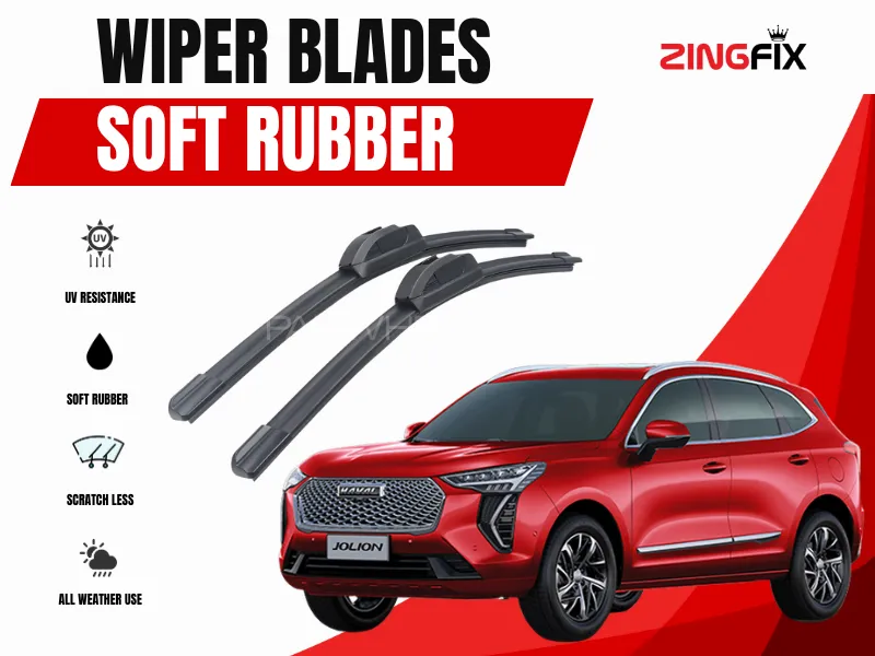 Zingfix Soft Rubber Wiper Blade for Haval Jolion (2021-2024) Image-1