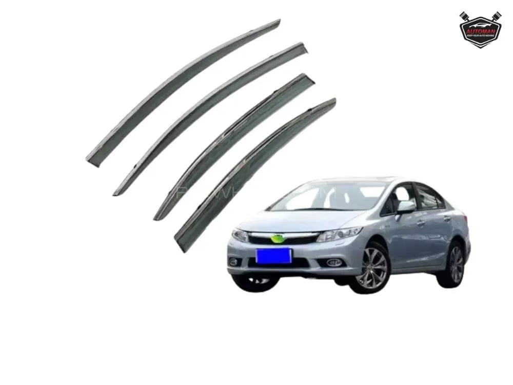 Honda Civic 2012-2016 Chrome Air Press / Sun Visor  Image-1
